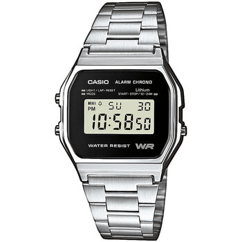 Ceasuri & Bijuterii Bărbați Ceasuri Digitale Casio A158WEA-1EF, Quartz, 33mm, 3ATM Argintiu