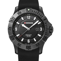 Ceasuri & Bijuterii Bărbați Ceasuri Analogice Wenger 01.0641.134, Quartz, 43mm, 20ATM Negru