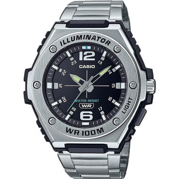 Ceasuri & Bijuterii Bărbați Ceasuri Analogice Casio MWA-100HD-1AVEF, Quartz, 50mm, 10ATM Argintiu