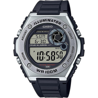 Ceasuri & Bijuterii Bărbați Ceasuri Digitale Casio MWD-100H-1AVEF, Quartz, 50mm, 10ATM Argintiu