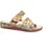 Pantofi Femei Papuci de vară Laura Vita Brcuelo 0521 galben