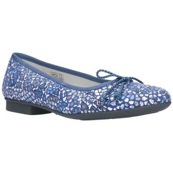 Pantofi Femei Balerin și Balerini cu curea Nature 1023 sand azul Mujer Azul albastru
