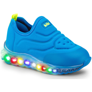 Bibi Shoes Pantofi Sport LED Bibi Roller Celebration Aqua albastru