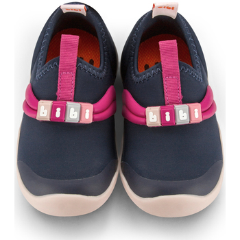Bibi Shoes Pantofi Fete Bibi FisioFlex 4.0 Naval/Hot Pink albastru