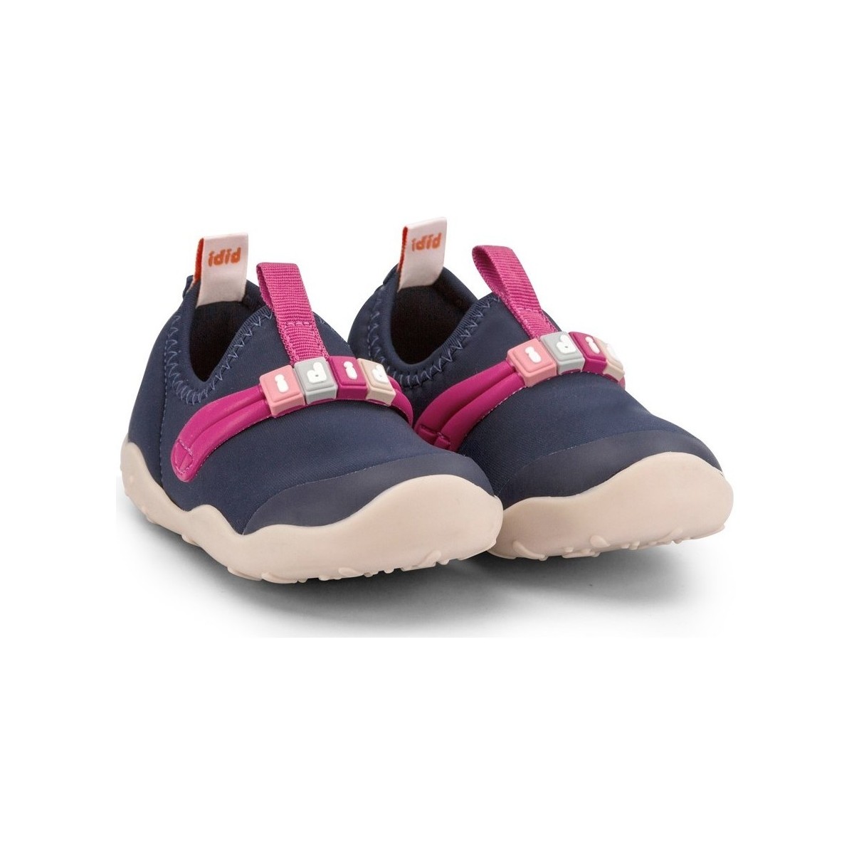 Pantofi Fete Pantofi sport Casual Bibi Shoes Pantofi Fete Bibi FisioFlex 4.0 Naval/Hot Pink albastru
