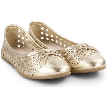 Pantofi Fete Balerin și Balerini cu curea Bibi Shoes Balerini Fete BIBI Renascence Kids Gold Auriu