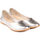 Pantofi Fete Balerin și Balerini cu curea Bibi Shoes Balerini Fete BIBI Renascence Kids Silver Argintiu