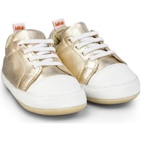 Pantofi Fete Pantofi sport Casual Bibi Shoes Pantofi fetite Bibi Afeto Joy Gold cu Siret Elastic Auriu