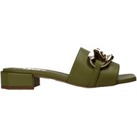 Pantofi Femei Papuci de vară Grace Shoes 971Y023 Verde