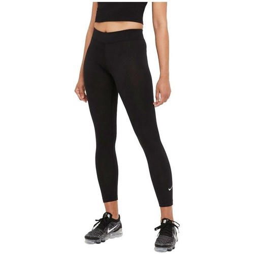 Îmbracaminte Femei Pantaloni  Nike Essentials 78 MR Negru