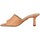 Pantofi Femei Papuci de vară Lola Cruz 124 Cuir Femme Orange Pale portocaliu