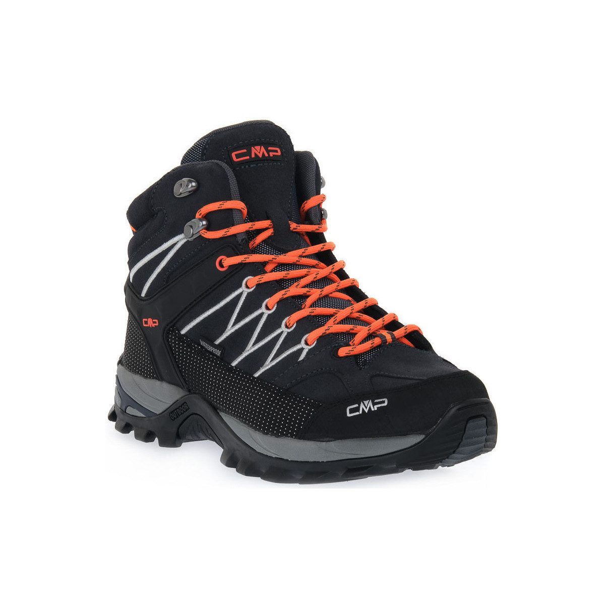 Pantofi Bărbați Drumetie și trekking Cmp 56UE RIGEL MID TREKKING Gri
