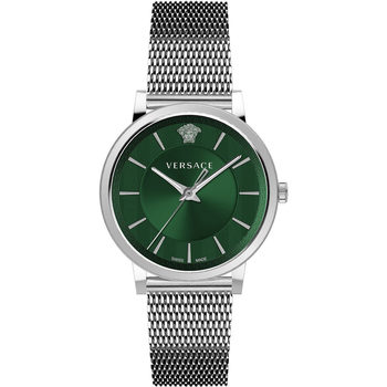Ceasuri & Bijuterii Bărbați Ceasuri Analogice Versace VE5A00620, Quartz, 42mm, 5ATM Argintiu