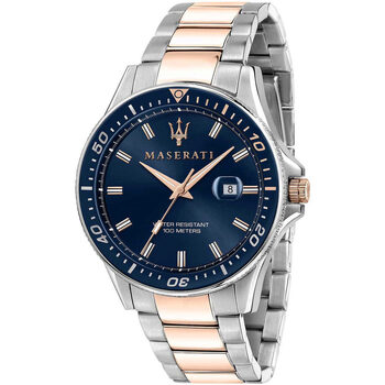 Ceasuri & Bijuterii Bărbați Ceasuri Analogice Maserati R8853140003, Quartz, 44mm, 10ATM Argintiu