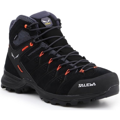 Pantofi Bărbați Drumetie și trekking Salewa MS Alp Mate Mid WP Negre, Gri