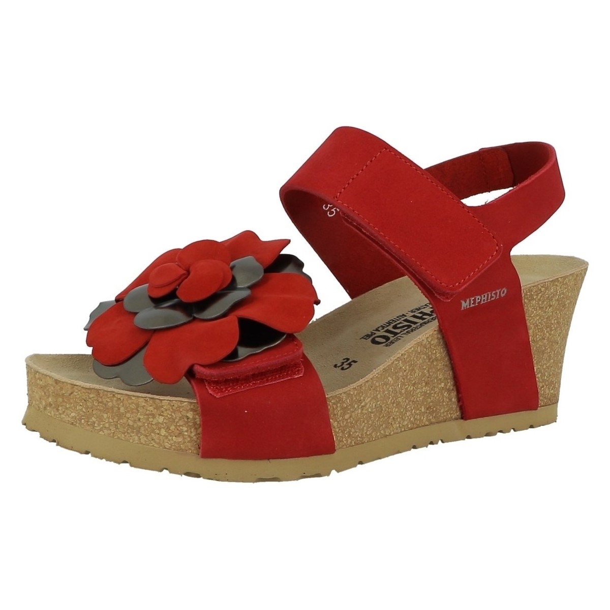 Pantofi Femei Sandale Mephisto LUCIANA roșu