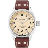 Ceasuri & Bijuterii Bărbați Ceasuri Analogice Tw-Steel SVS101, Quartz, 45mm, 10ATM Argintiu