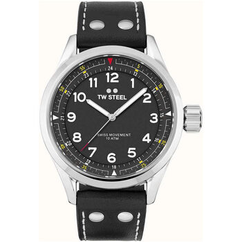 Ceasuri & Bijuterii Bărbați Ceasuri Analogice Tw-Steel SVS103, Quartz, 45mm, 10ATM Argintiu