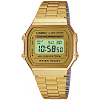 Ceasuri & Bijuterii Bărbați Ceasuri Digitale Casio A168WG-9EF, Quartz, 35mm, 3ATM Auriu