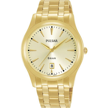 Ceasuri & Bijuterii Bărbați Ceasuri Analogice Pulsar PG8316X1, Quartz, 38mm, 5ATM Auriu