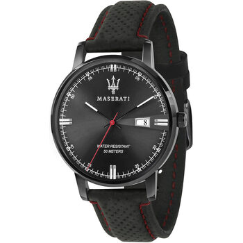 Ceasuri & Bijuterii Bărbați Ceasuri Analogice Maserati R8851130001, Quartz, 42mm, 5ATM Negru