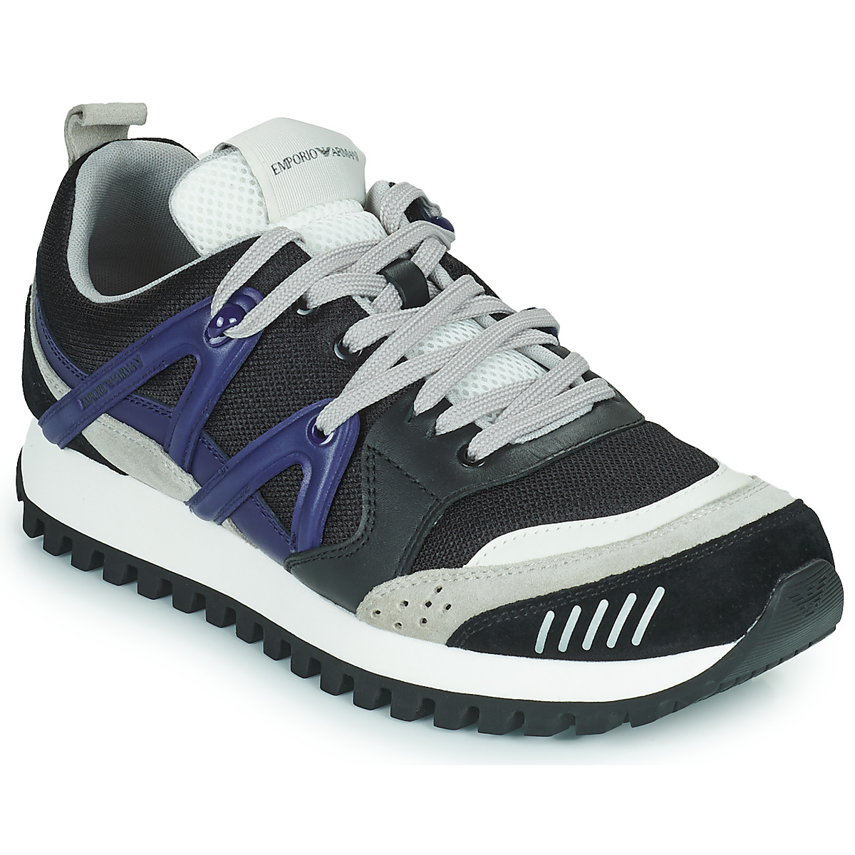 Pantofi Bărbați Pantofi sport Casual Emporio Armani BOLINNA Negru / Alb / Albastru