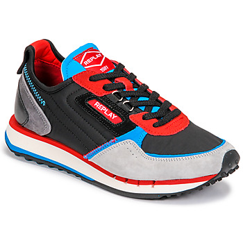 Pantofi Bărbați Pantofi sport Casual Replay DRUM WAVE M21 Negru / Albastru / Roșu