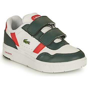 Pantofi Copii Pantofi sport Casual Lacoste T-CLIP 0121 2 SUI Alb / Verde / Roșu
