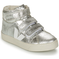 Pantofi Fete Pantofi sport stil gheata Veja SMALL ESPLAR MID FUR Argintiu / Alb