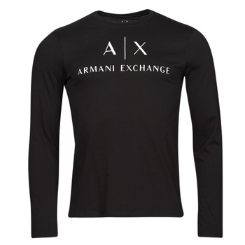 Îmbracaminte Bărbați Tricouri cu mânecă lungă  Armani Exchange 8NZTCH Negru