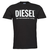 Îmbracaminte Bărbați Tricouri mânecă scurtă Diesel T-DIEGOS-ECOLOGO Negru