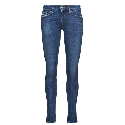 Îmbracaminte Femei Jeans skinny Diesel SLANDY-LOW Albastru / Culoare închisă