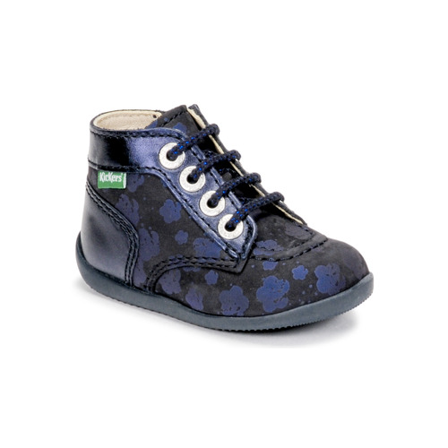 Pantofi Fete Ghete Kickers BONZIP-2 Albastru