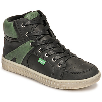 Pantofi Băieți Pantofi sport stil gheata Kickers LOWELL Negru / Verde