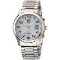 Ceasuri & Bijuterii Bărbați Ceasuri Analogice Ett Eco Tech Time EGS-11335-62M, Quartz, 39mm, 5ATM Argintiu