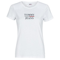 Îmbracaminte Femei Tricouri mânecă scurtă Tommy Jeans TJW SKINNY ESSENTIAL TOMMY T SS Alb