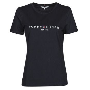 Îmbracaminte Femei Tricouri mânecă scurtă Tommy Hilfiger HERITAGE HILFIGER CNK RG TEE Albastru