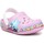 Pantofi Fete Sandale Crocs FL Star Band Clog 207075-6GD violet