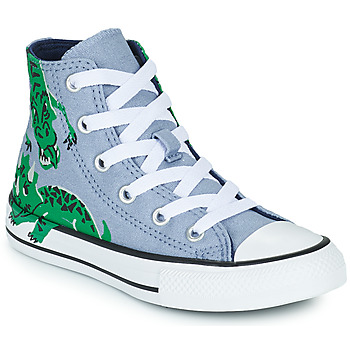 Pantofi Copii Pantofi sport stil gheata Converse CHUCK TAYLOR ALL STAR DINO DAZE HI Albastru / Verde