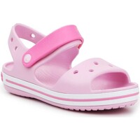 Pantofi Fete Sandale
 Crocs Crocband Sandal Kids12856-6GD roz