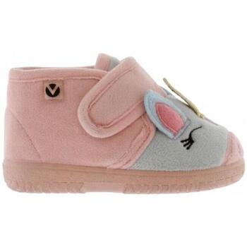 Pantofi Copii Botoșei bebelusi Victoria Baby 05119 - Ballet roz