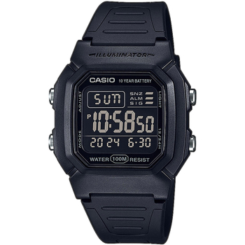 Ceasuri & Bijuterii Bărbați Ceasuri Digitale Casio W-800H-1BVES, Quartz, 37mm, 10ATM Negru