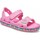 Pantofi Copii Sandale Crocs Fun Lab Rainbow Sandal Kids roz