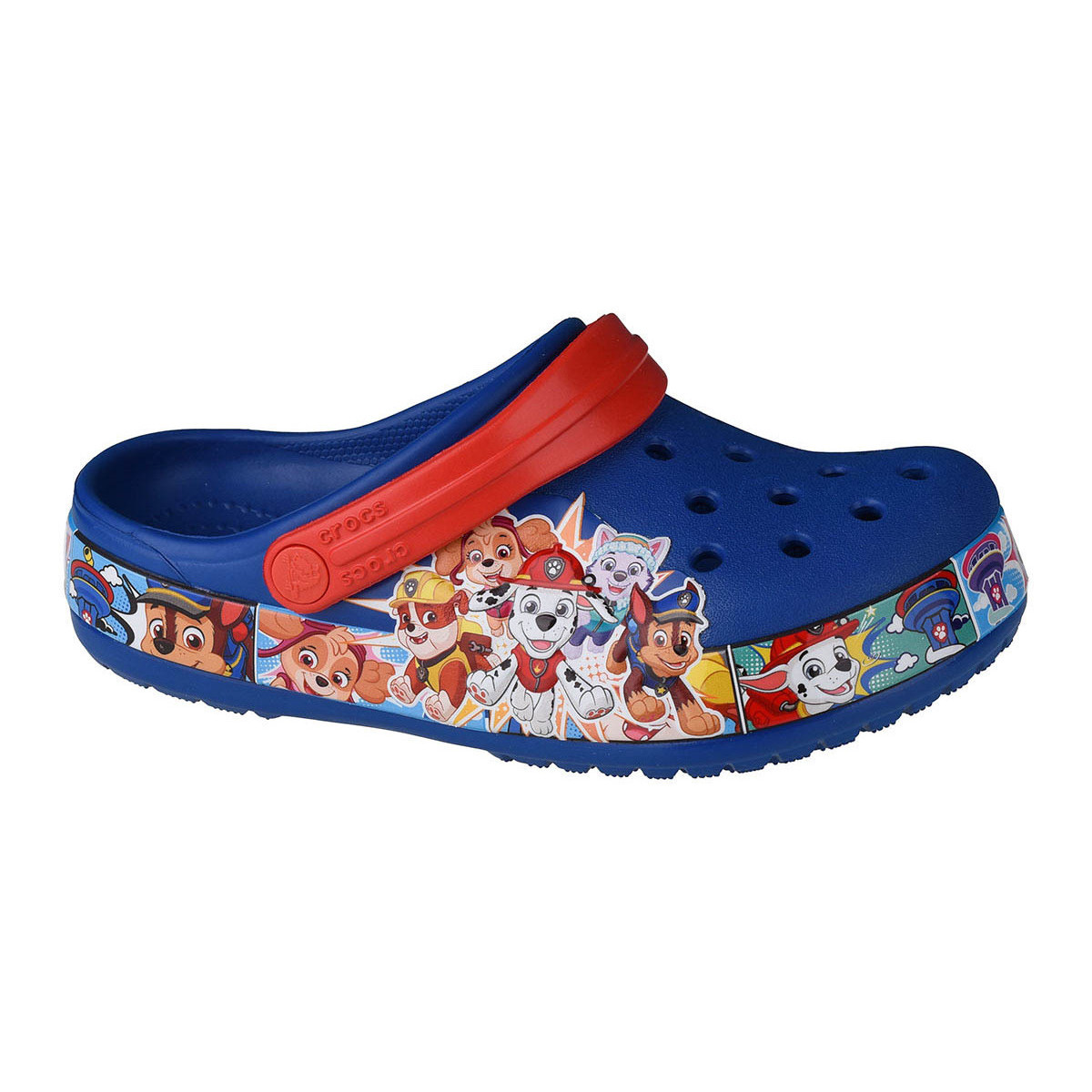 Pantofi Băieți Papuci de casă Crocs Fun Lab Paw Patrol albastru