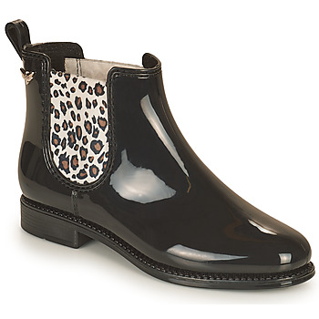 Pantofi Femei Cizme de cauciuc Les Petites Bombes RAIN Negru / Leopard