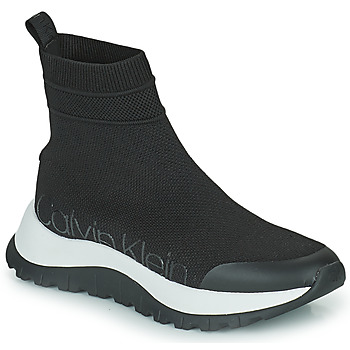 Pantofi Femei Pantofi sport stil gheata Calvin Klein Jeans KNIT BOOTIE 2D Negru