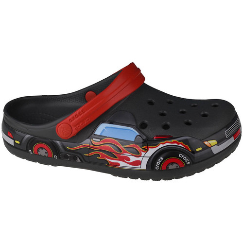 Pantofi Băieți Papuci de casă Crocs Fun Lab Truck Band Clog Gri