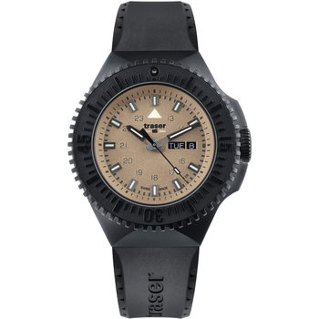 Ceasuri & Bijuterii Bărbați Ceasuri Analogice Traser H3 109861, Quartz, 46mm, 20ATM Negru