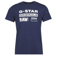 Îmbracaminte Bărbați Tricouri mânecă scurtă G-Star Raw GRAPHIC 8 R T SS Albastru