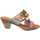 Pantofi Femei Papuci de vară Laura Vita Becttinoo 91 Maro